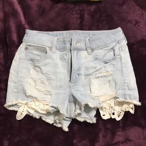 american eagle jean shorts